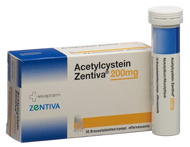 ACETYLCYSTEINE Zentiva cpr eff 200 mg 30 pce