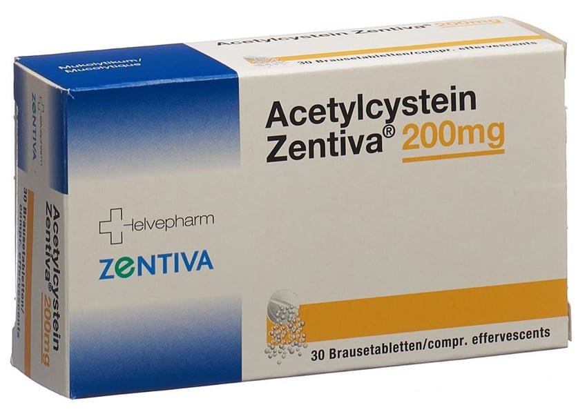 ACETYLCYSTEINE Zentiva cpr eff 200 mg 30 pce