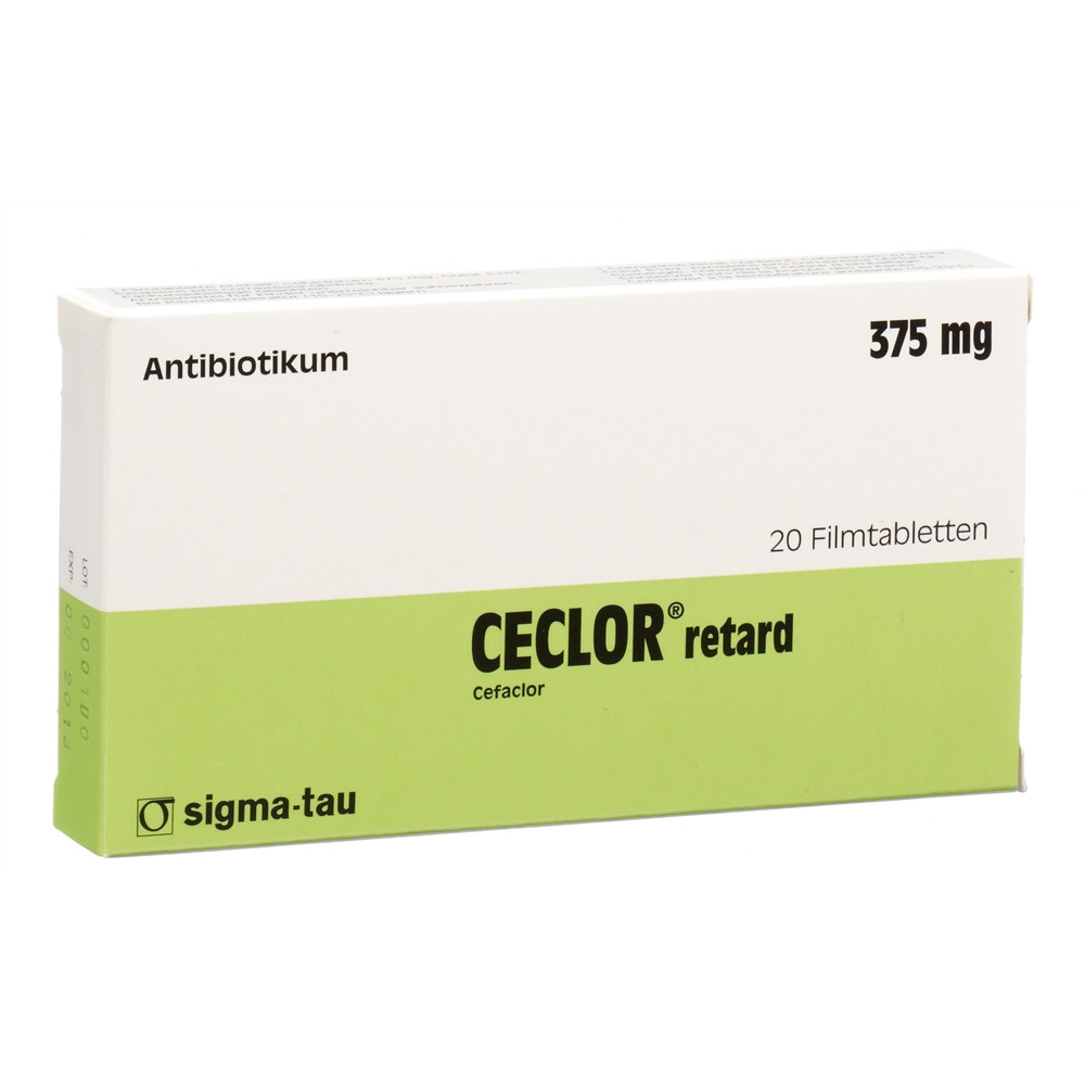 CECLOR retard cpr pell ret 375 mg 20 pce