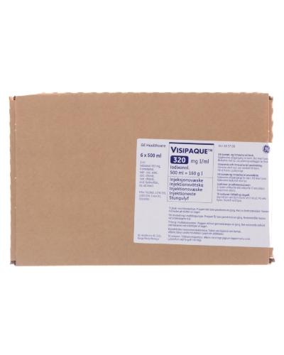 VISIPAQUE sol inj 320 mg/ml 6 fl PP 500 ml