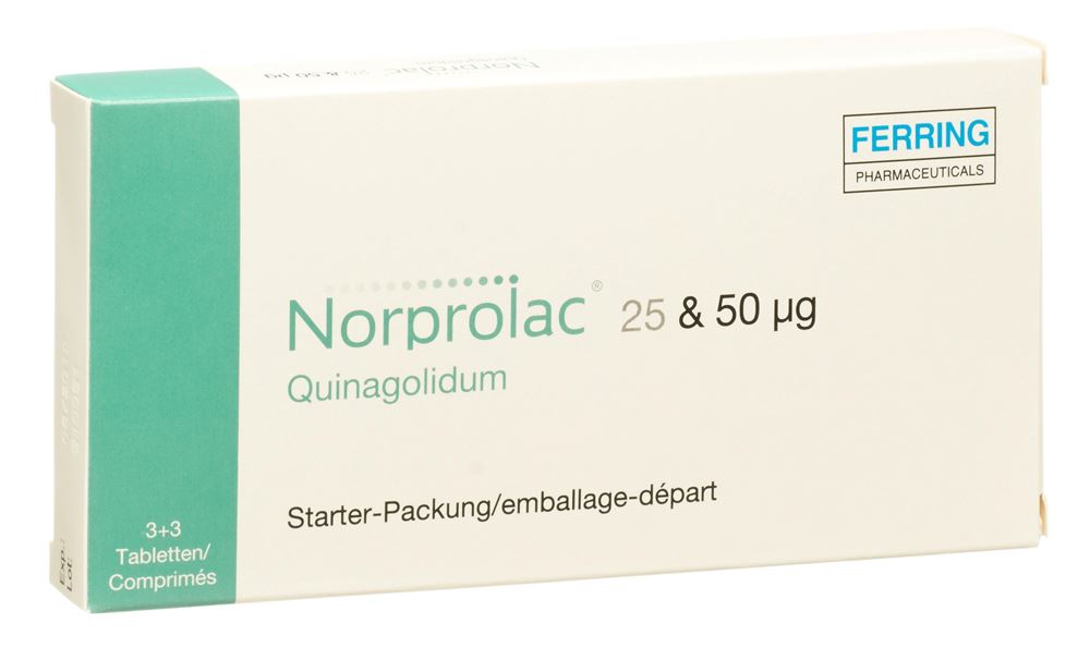Norprolac Starter-pack, 25 ug + 50 ug, Tabletten