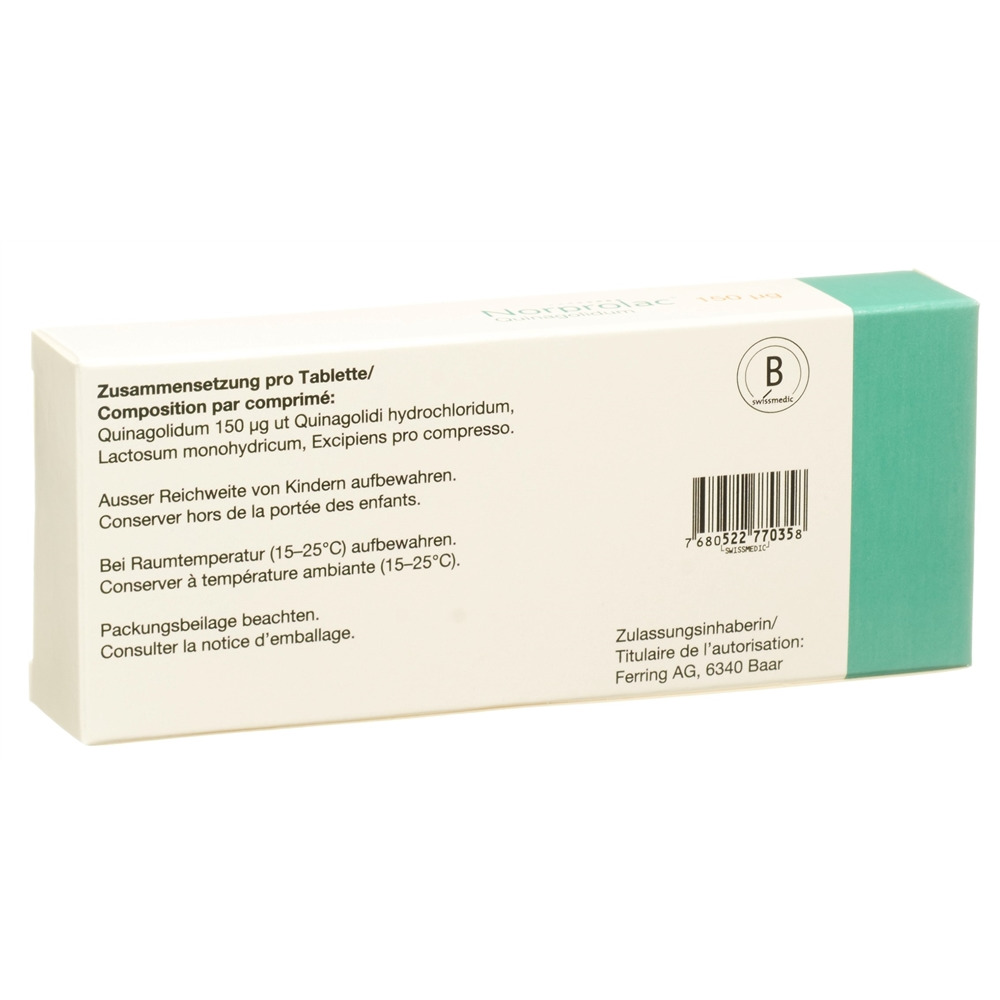 NORPROLAC cpr 150 mcg 30 pce