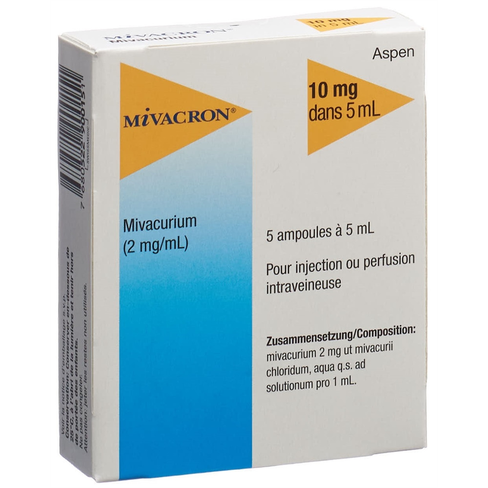 MIVACRON sol inj 10 mg/5ml 5 amp 5 ml