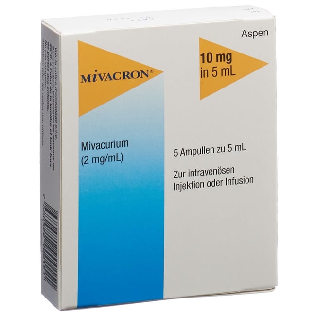 MIVACRON sol inj 20 mg/10ml 5 amp 10 ml