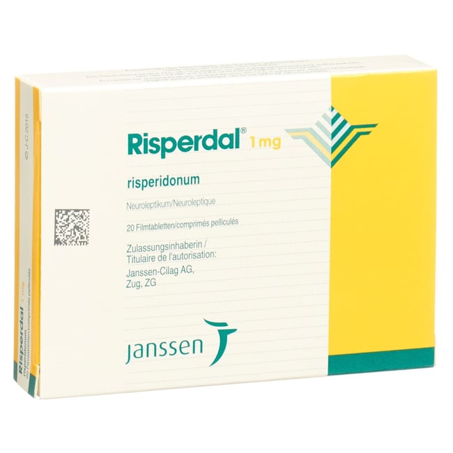 RISPERDAL cpr pell 1 mg 20 pce