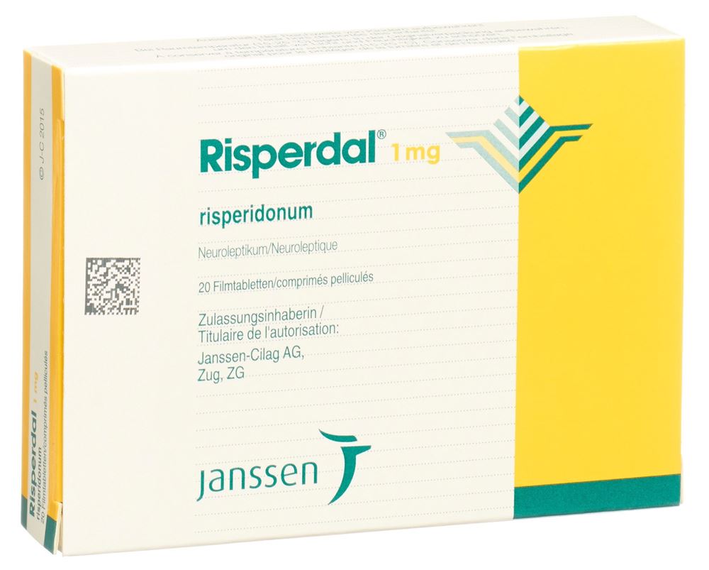 Risperdal 1 mg, Filmtabletten