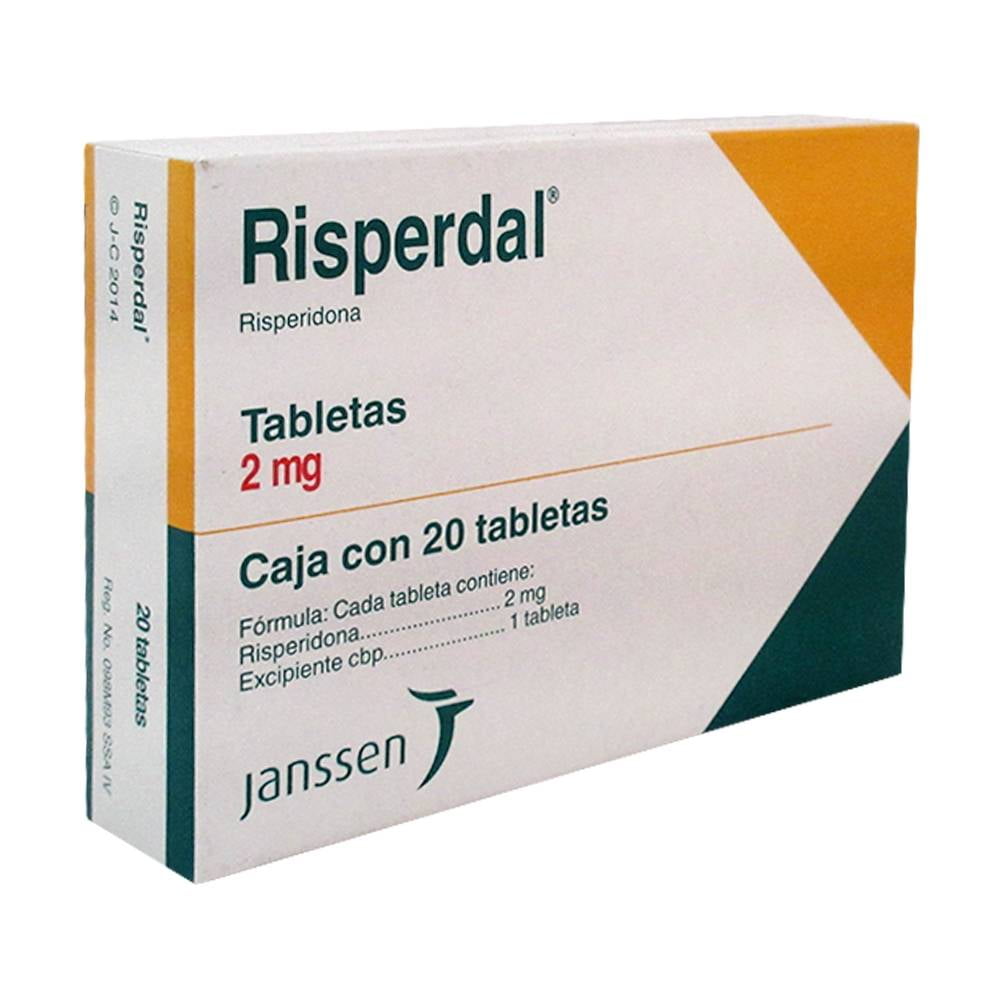 RISPERDAL cpr pell 2 mg 20 pce
