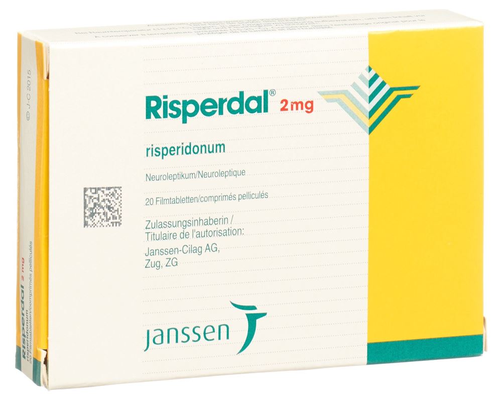 Risperdal 2 mg, Filmtabletten
