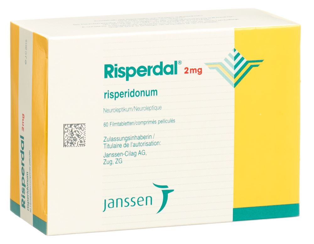 RISPERDAL cpr pell 2 mg 60 pce