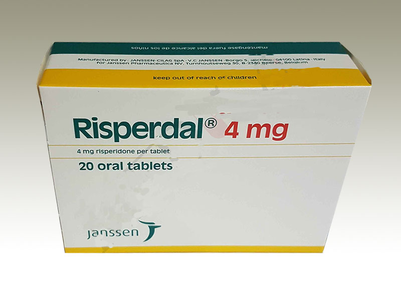 RISPERDAL cpr pell 4 mg 60 pce