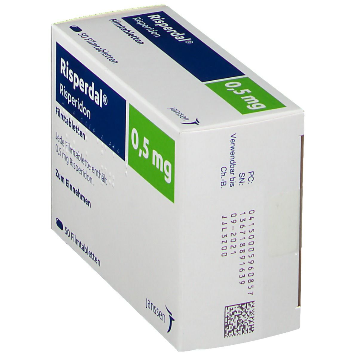 RISPERDAL cpr pell 0.5 mg 20 pce