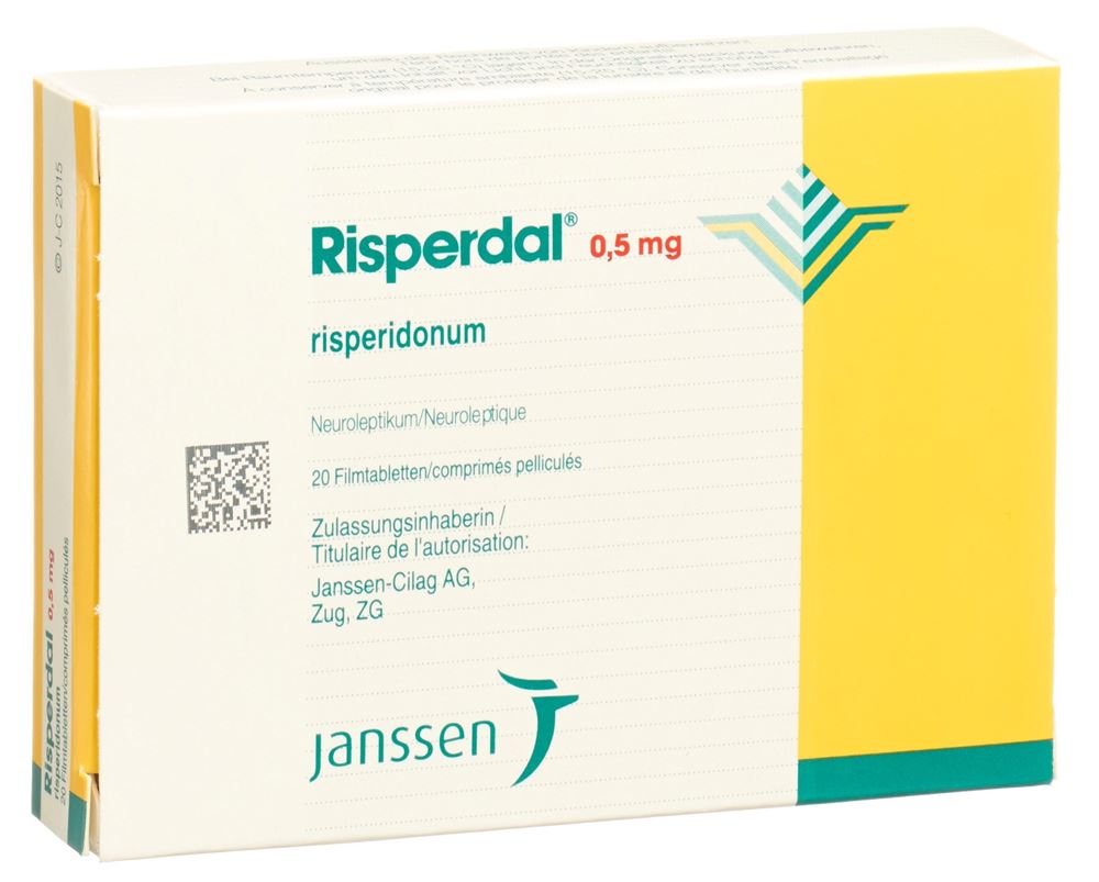 RISPERDAL cpr pell 0.5 mg 20 pce