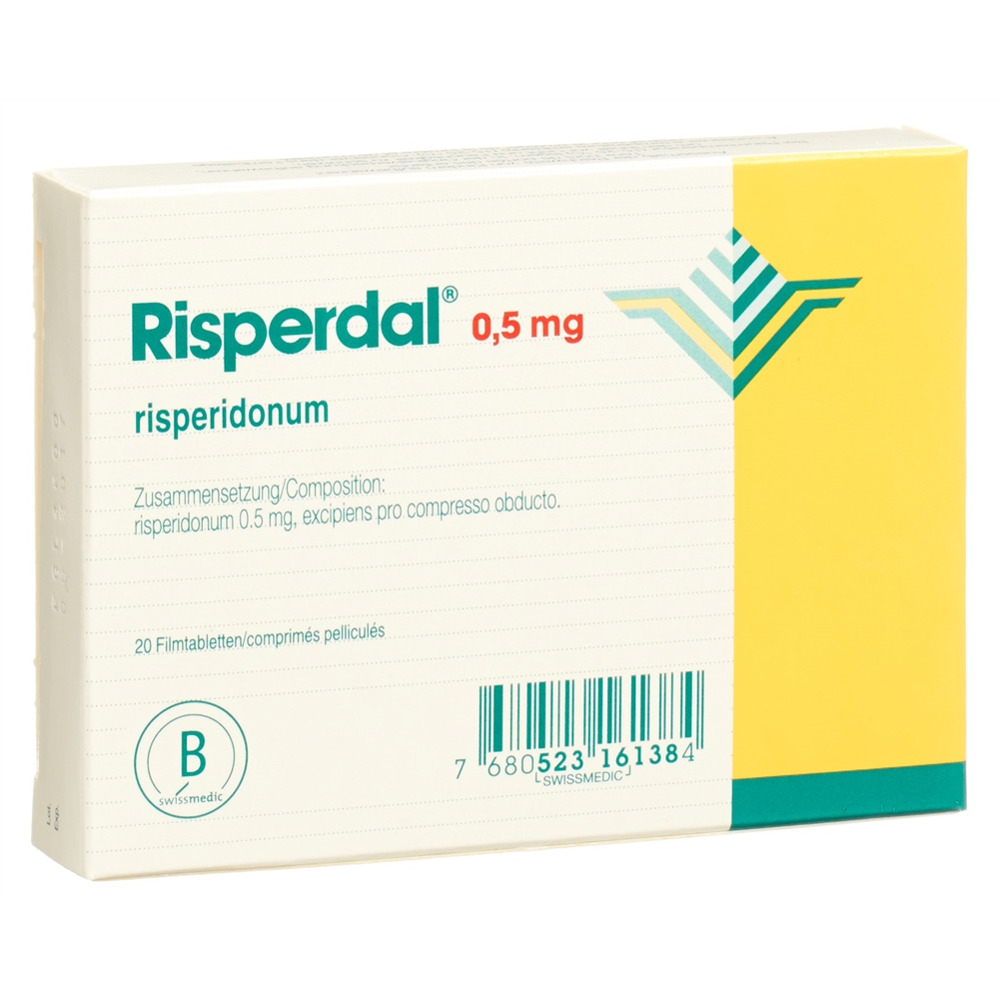 RISPERDAL cpr pell 0.5 mg 20 pce