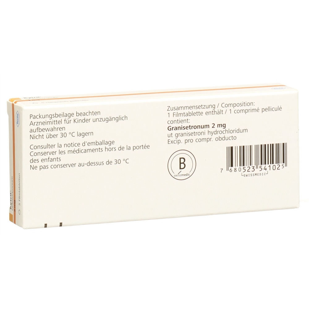 Kytril 2 mg, Filmtabletten
