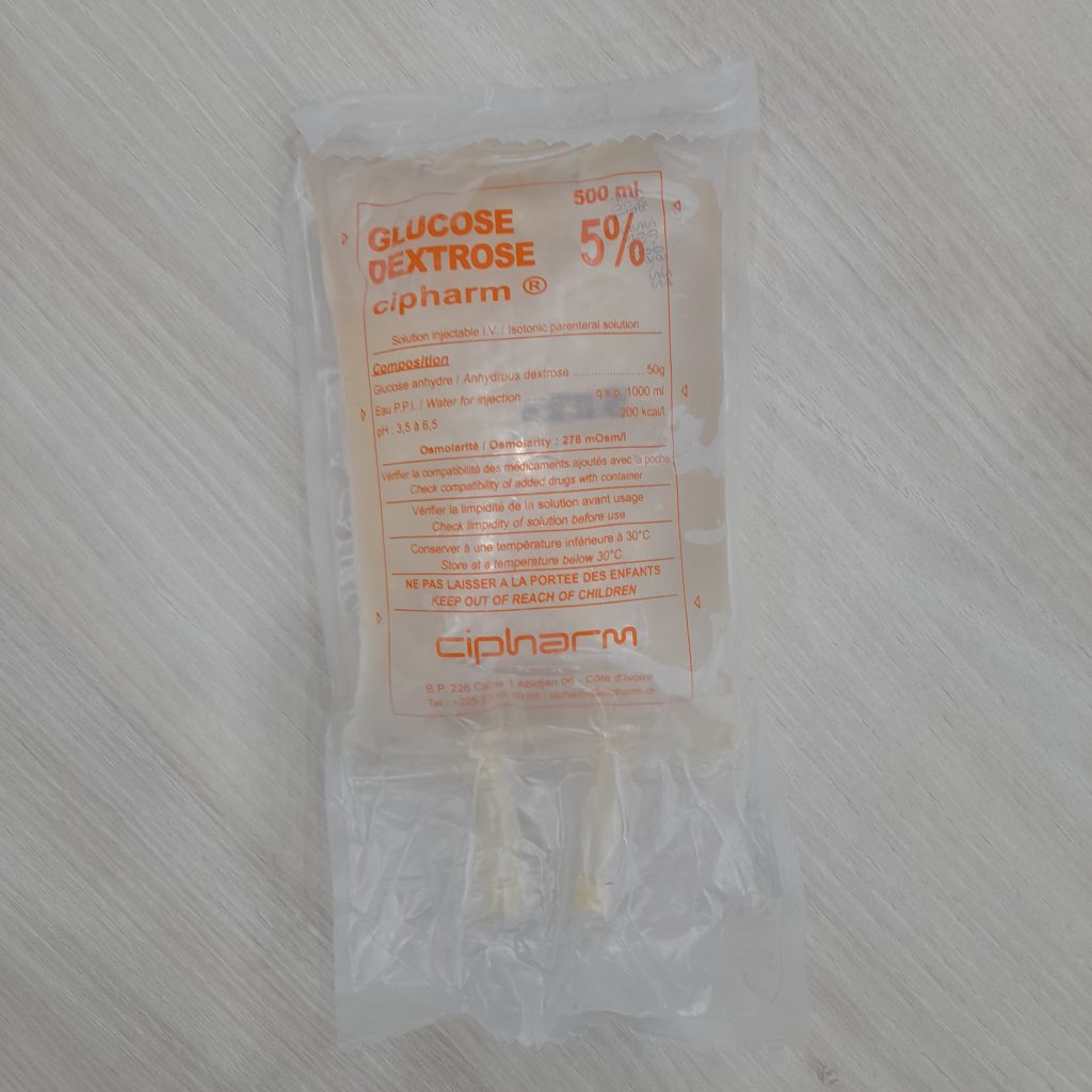 GLUC Sintetica 5 % 250ml in 500ml poche 5 pce