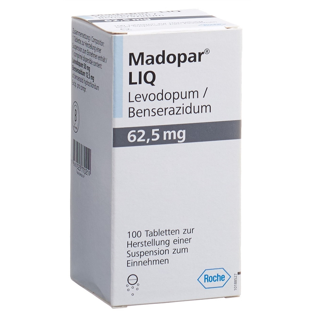 MADOPAR LIQ cpr 62.5 mg 100 pce