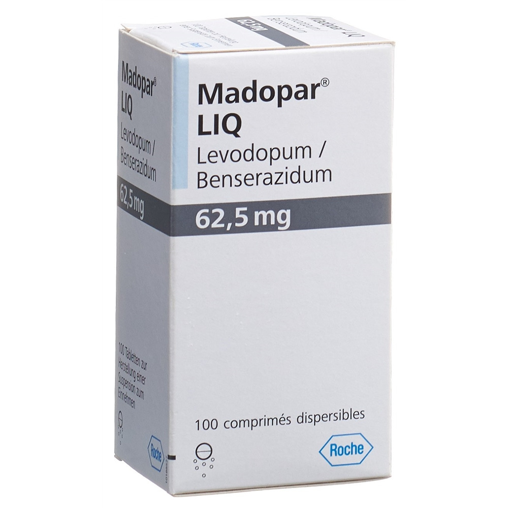 MADOPAR LIQ cpr 62.5 mg 100 pce