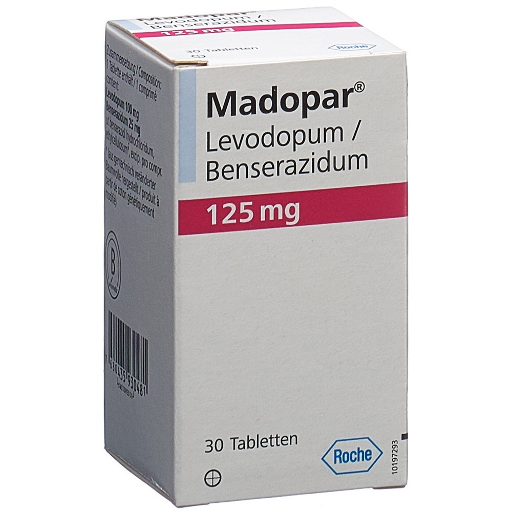 MADOPAR LIQ cpr 125 mg 30 pce