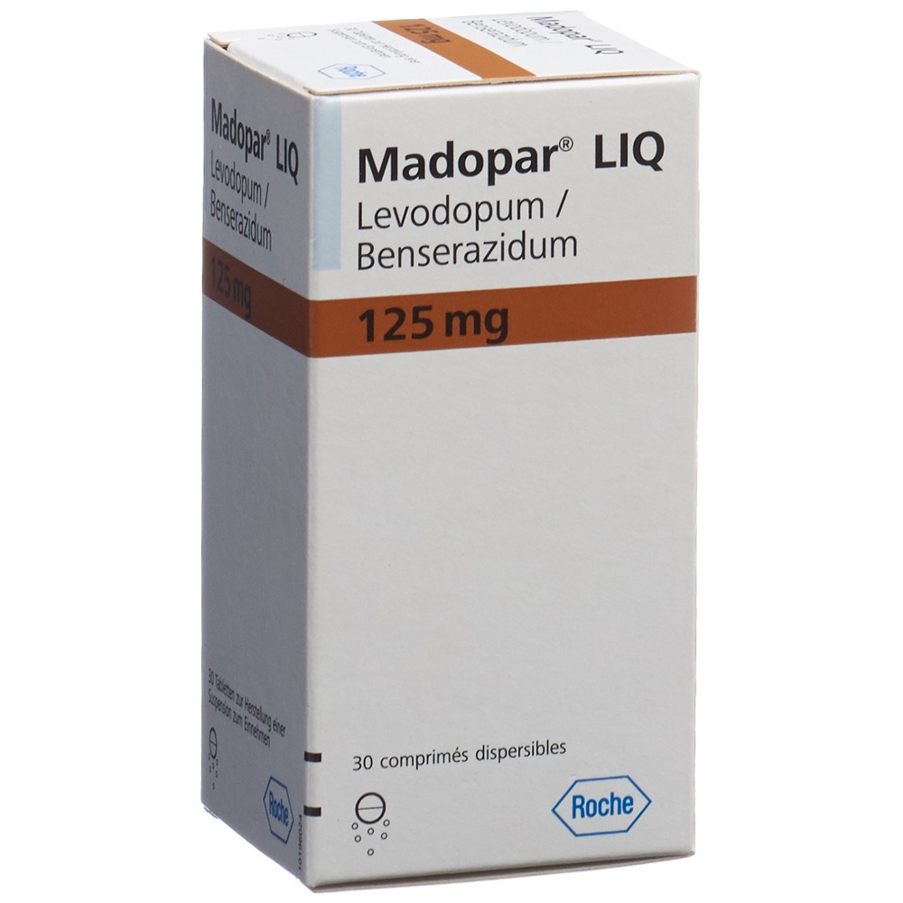 MADOPAR LIQ cpr 125 mg 30 pce
