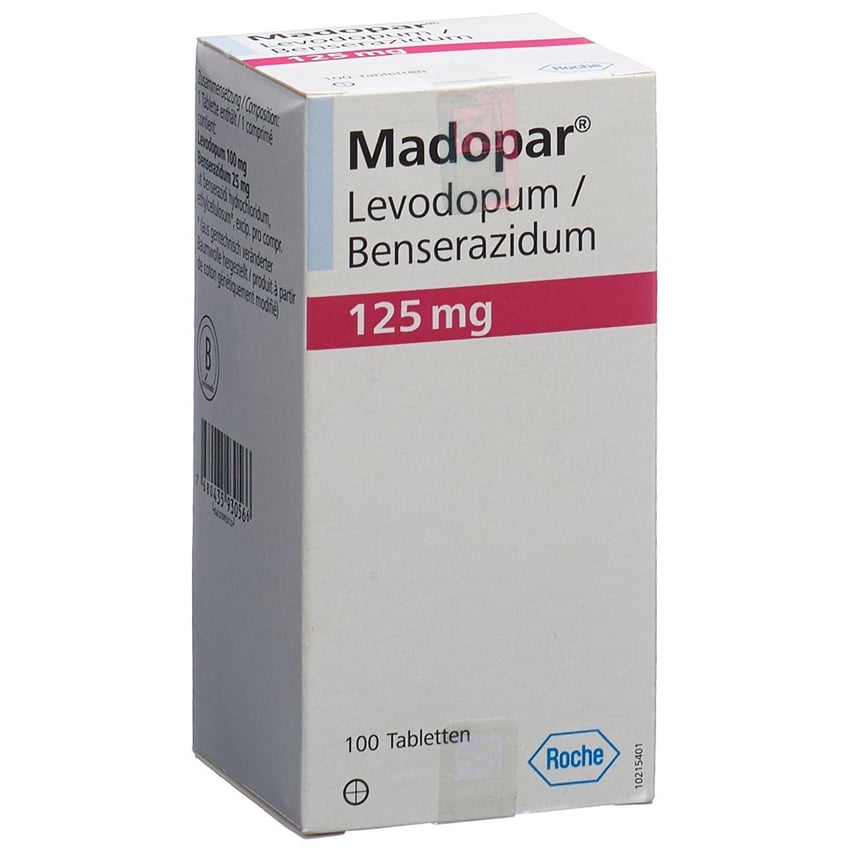 MADOPAR LIQ cpr 125 mg 100 pce