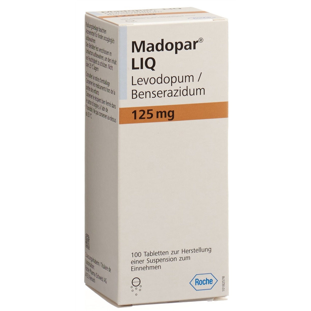 MADOPAR LIQ cpr 125 mg 100 pce