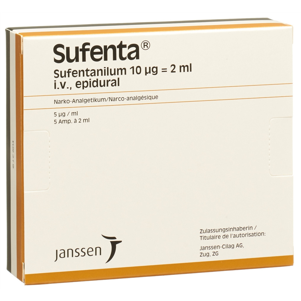 SUFENTA sol inj 10 mcg/2ml 5 amp 2 ml