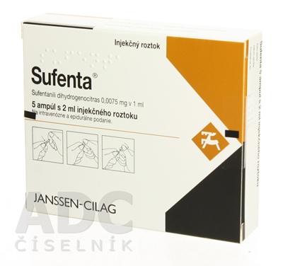 SUFENTA sol inj 10 mcg/2ml 5 amp 2 ml