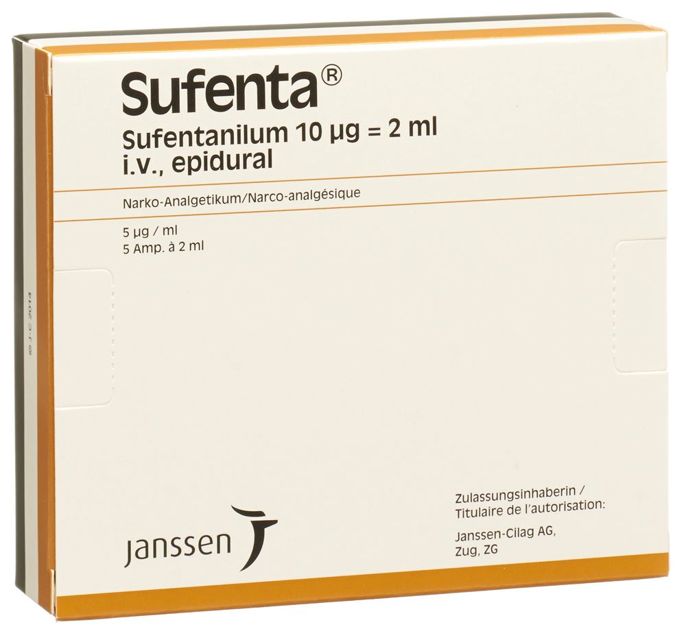 SUFENTA sol inj 10 mcg/2ml 5 amp 2 ml