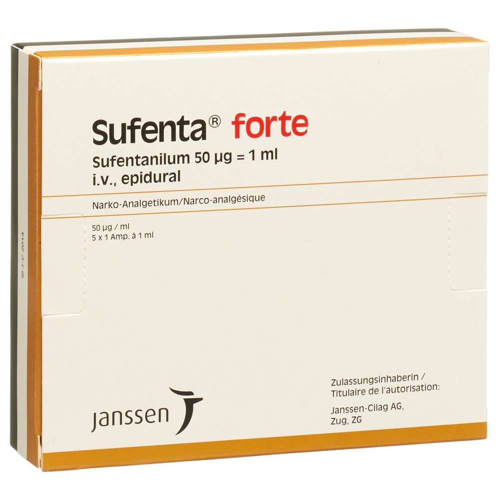 SUFENTA sol inj 50 mcg/10ml 5 amp 10 ml