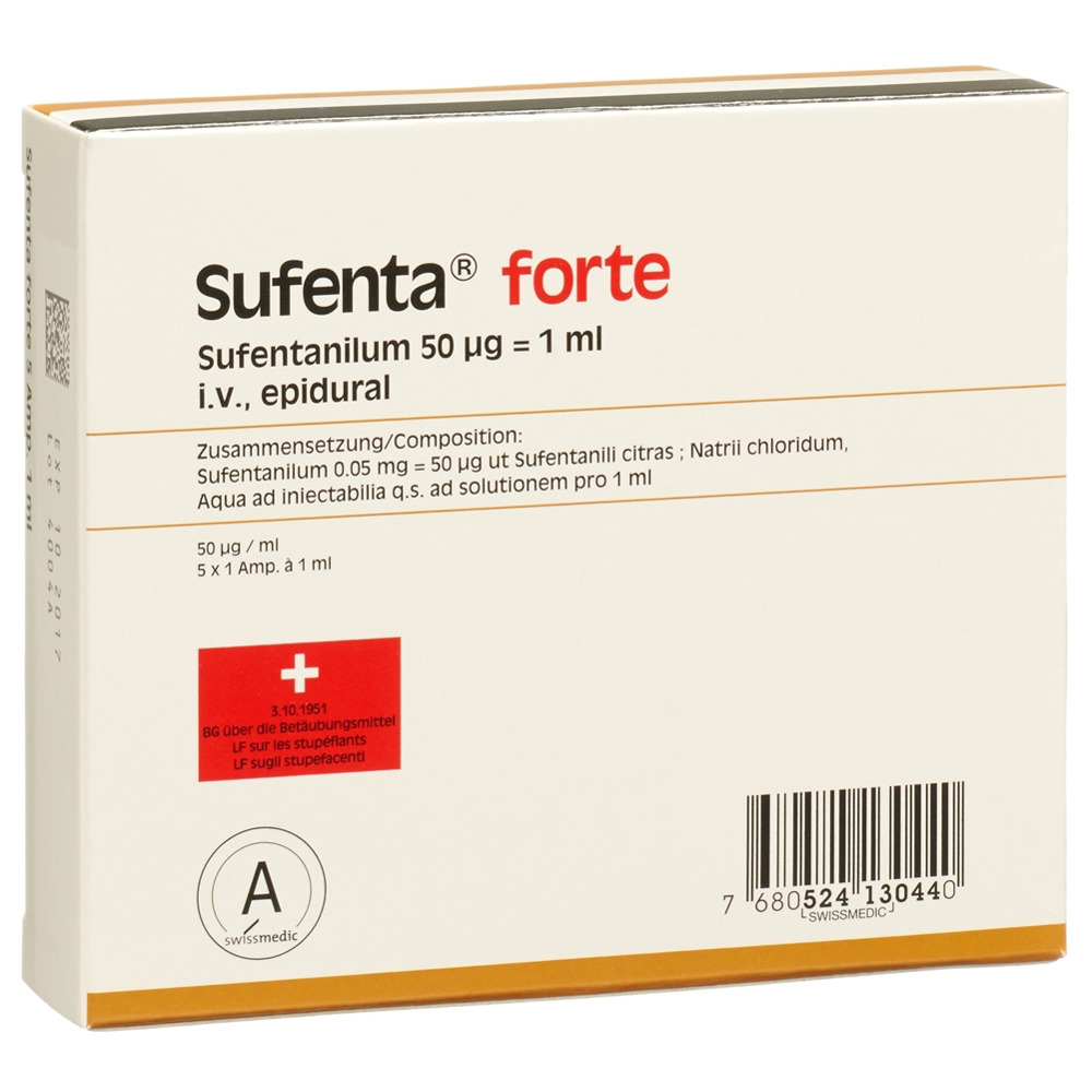 Sufenta forte, Injektionslösung