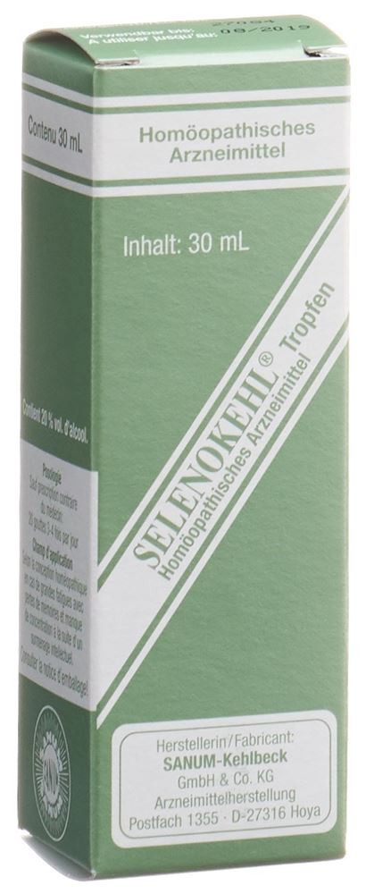 Selenokehl, Tropfen zum Einnehmen
