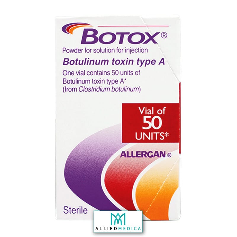 BOTOX subst sèche 50 U amp 2 pce