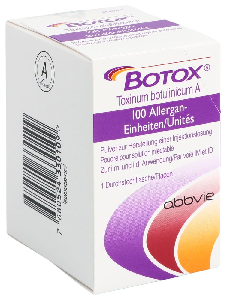 Botox 100 Allergan-Einheiten, Pulver zur Herstellung einer Injektionslösung
