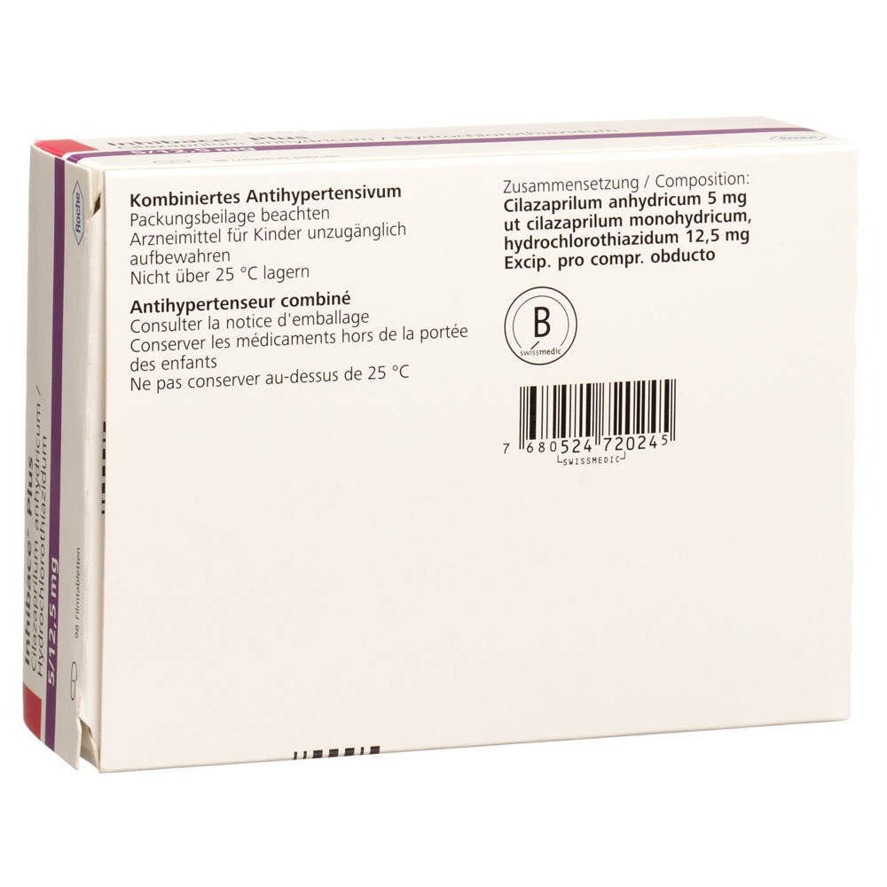 INHIBACE Plus cpr pell 5/12.5 mg 98 pce