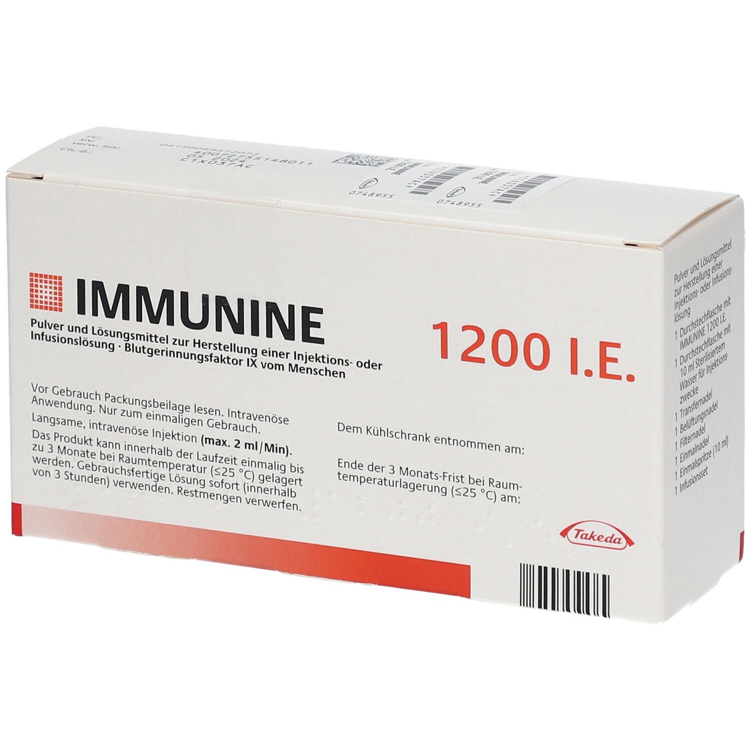 IMMUNINE STIM Plus subst sèche 1200 UI c solv flac