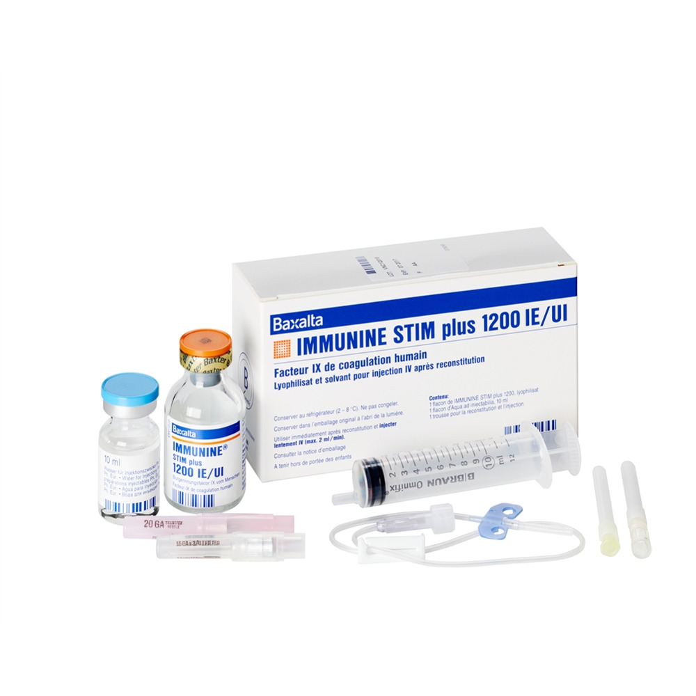 IMMUNINE STIM Plus subst sèche 1200 UI c solv flac