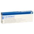 CAVERJECT subst sèche 20 mcg avec solvant flac