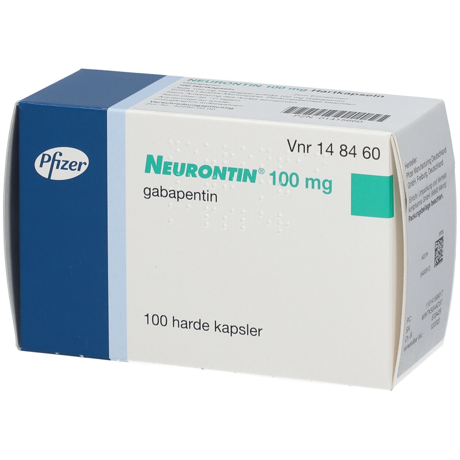NEURONTIN caps 100 mg 100 pce