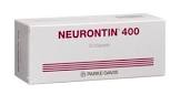 NEURONTIN caps 400 mg 50 pce