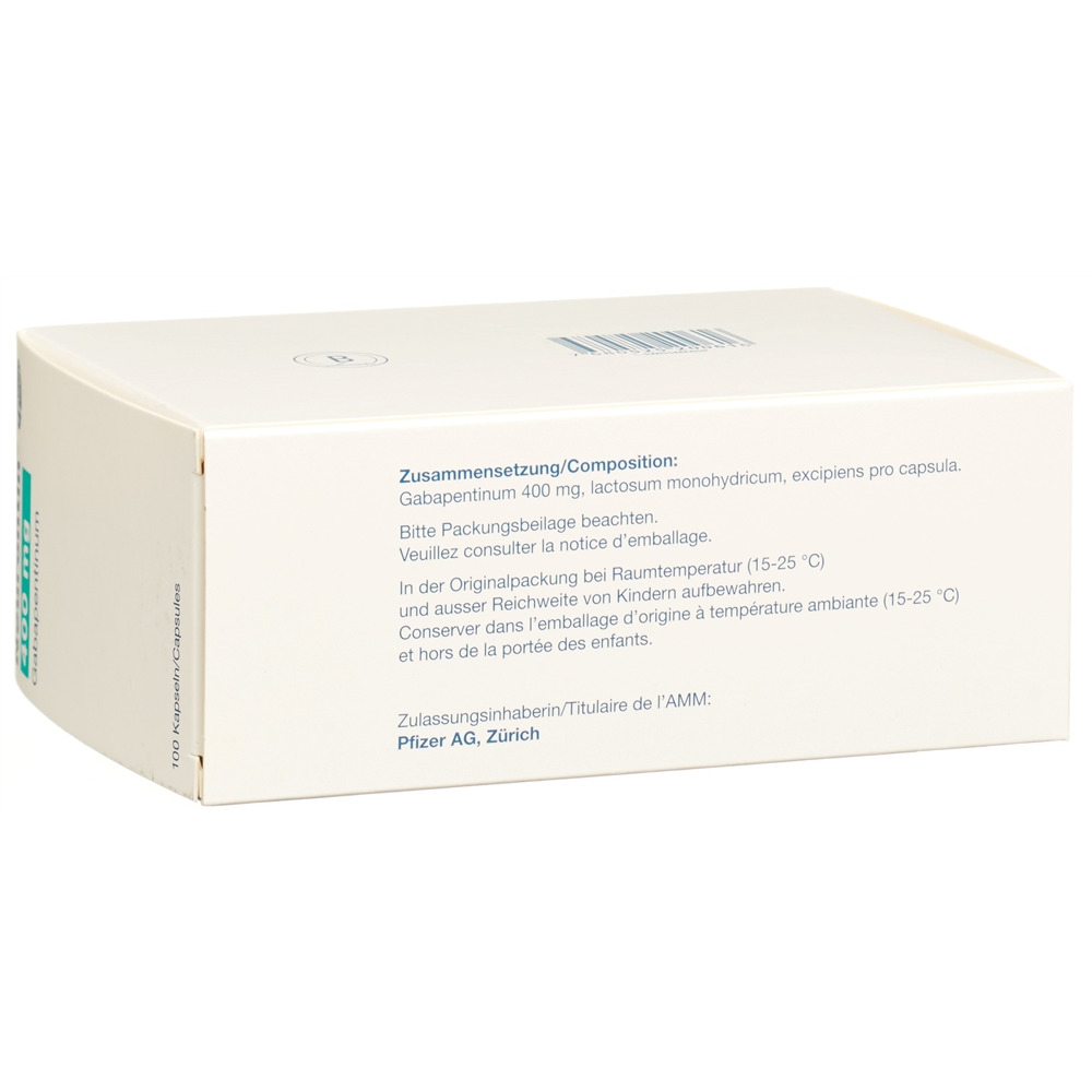 NEURONTIN caps 400 mg 100 pce
