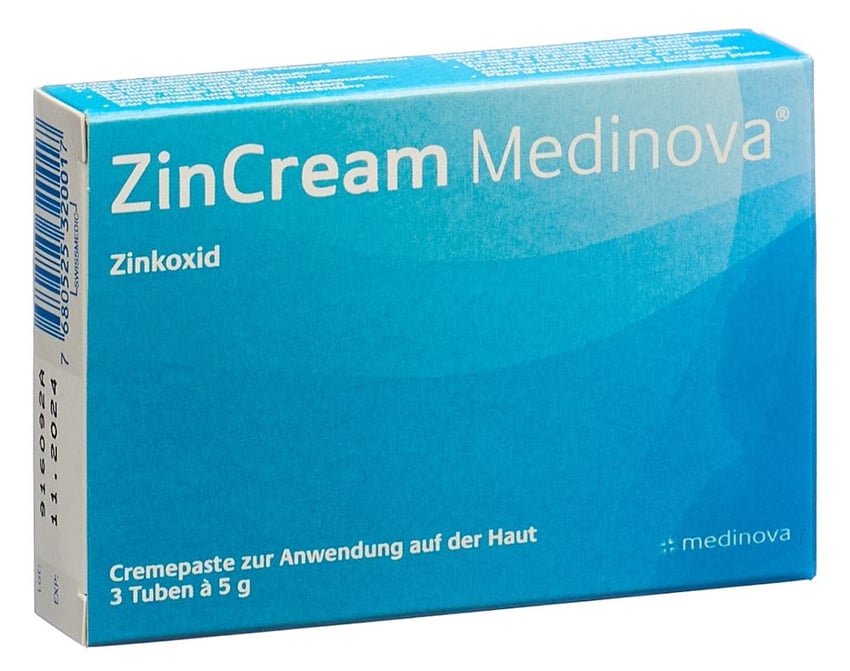 ZINCREAM Medinova pâte crémeuse 3 tb 5 g