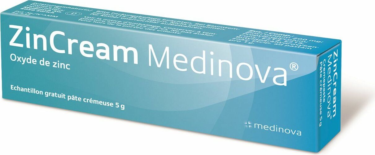 ZINCREAM Medinova pâte crémeuse 3 tb 5 g