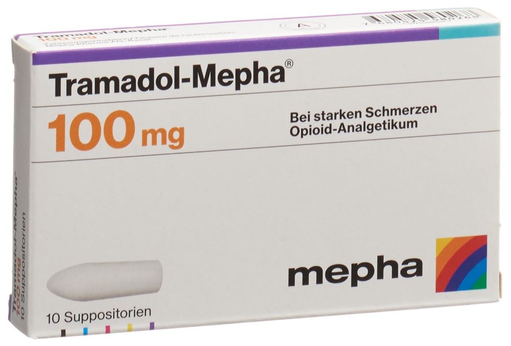 TRAMADOL Mepha supp 100 mg 10 pce
