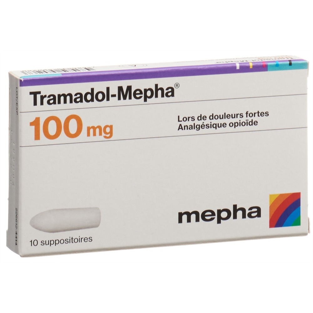 TRAMADOL Mepha supp 100 mg 10 pce