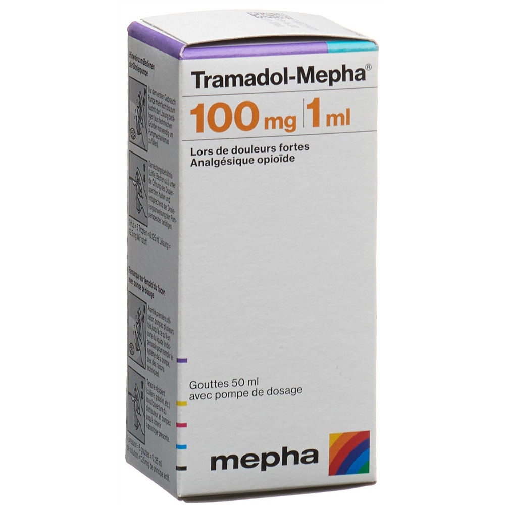 TRAMADOL Mepha gouttes 100 mg/ml av pomp dos 50 ml