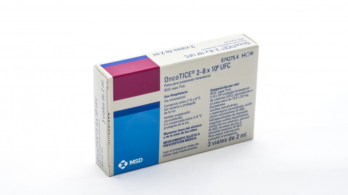 ONCOTICE poudre pour susp intravésicale 500mio U