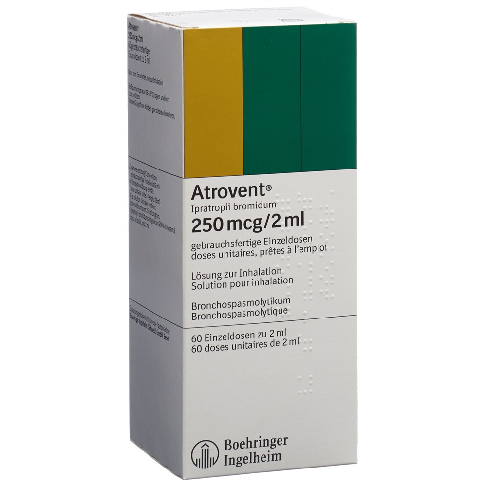 ATROVENT sol inhal 250 mcg/2ml 60 monodos 2 ml