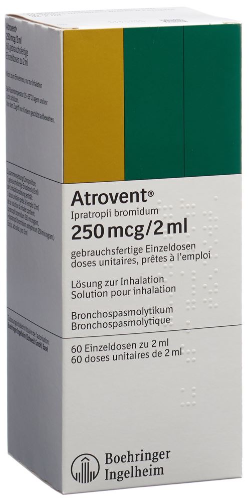 ATROVENT sol inhal 250 mcg/2ml 60 monodos 2 ml