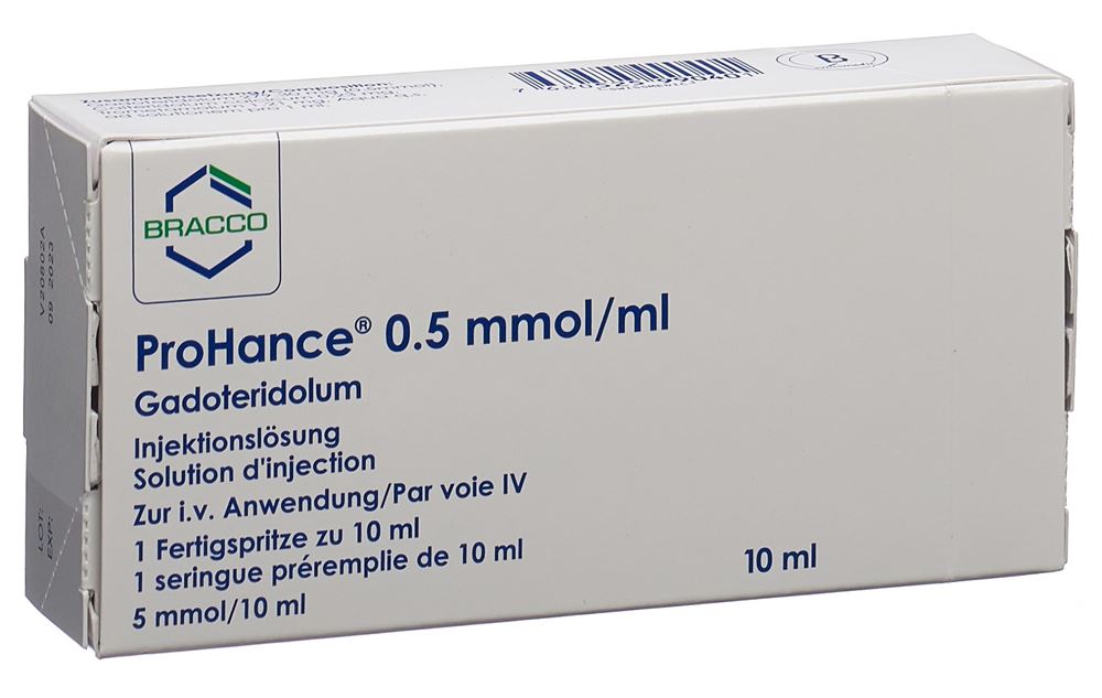 PROHANCE sol inj 8.5 mmol/17ml ser préremp