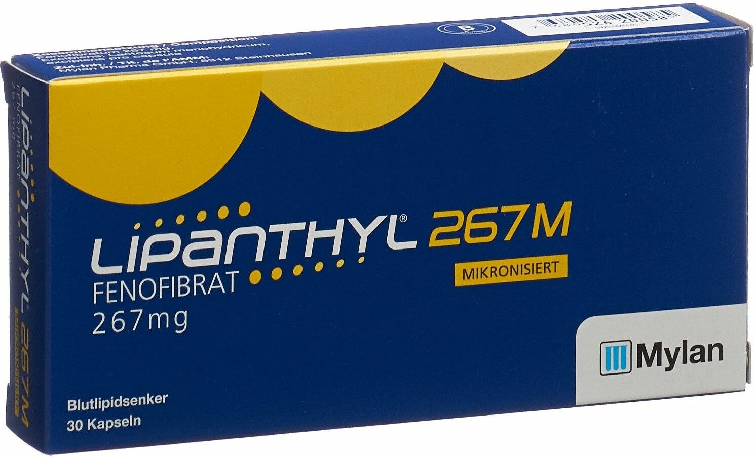 LIPANTHYL 267 M caps 267 mg 30 pce